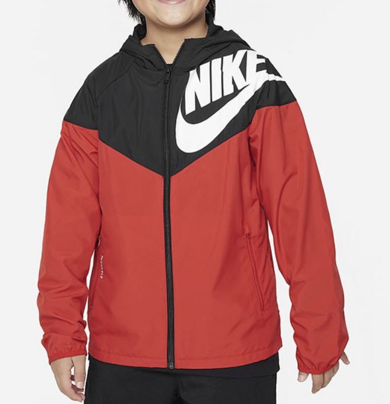  Kids 150 NIKEf-ti окно Runner жакет полный Zip [CU9301-010]