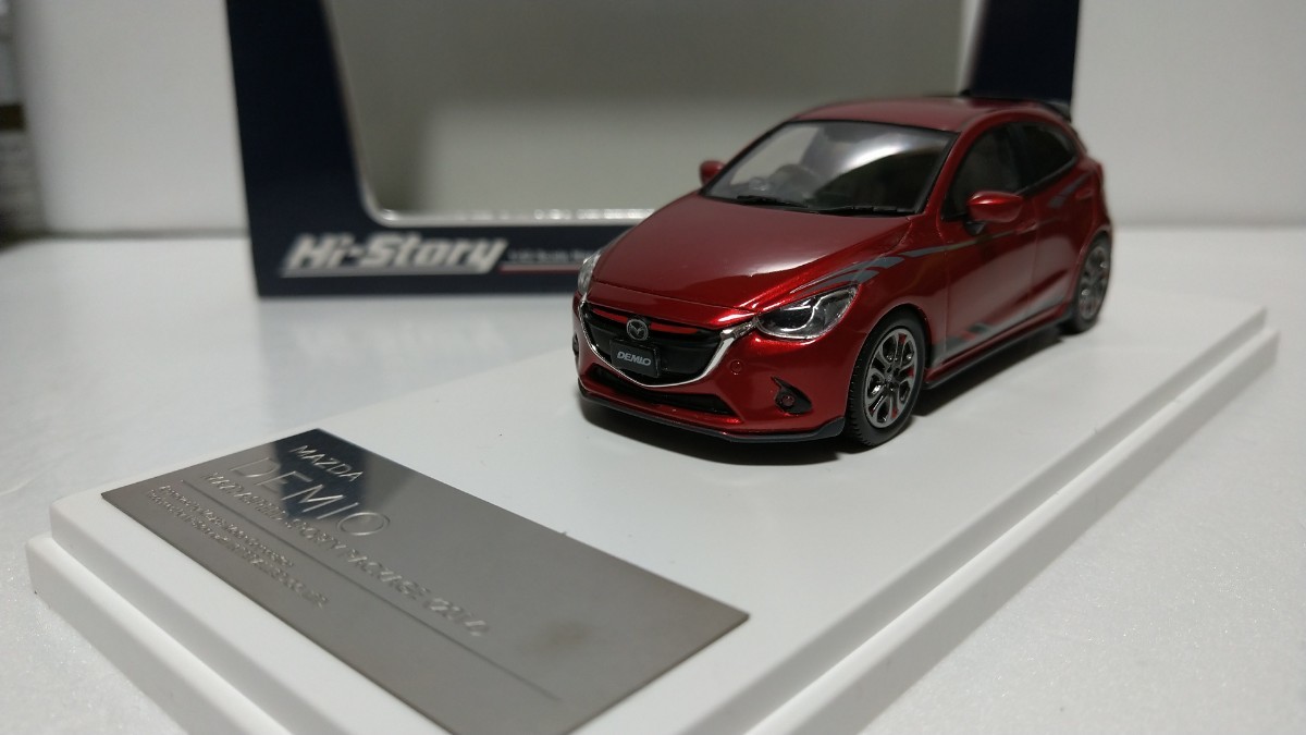 マツダコレクション★マツダデミオ(MAZDASPEED)スポーツパッケージ２０１４★ソウルレッドプレミアムＭＥ★４３分の１モデル★レジンモデル_画像1