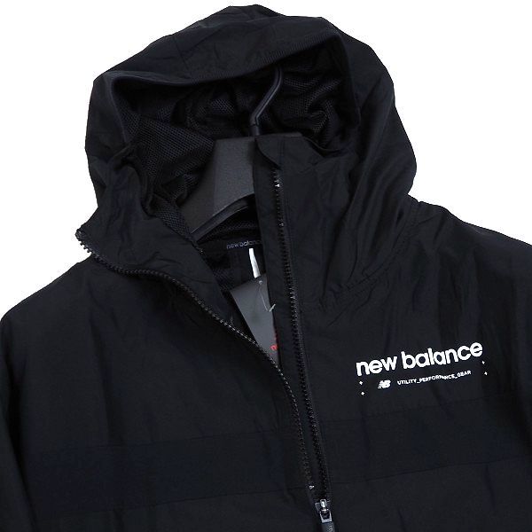 P738 新品 New Balance ニューバランス ゴルフ フルジップ ストレッチ ウーブン ジャケット 2XL ブラック_画像4