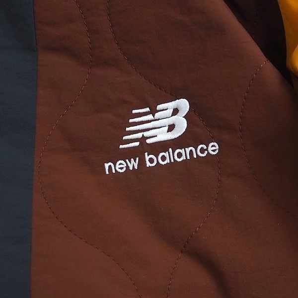 P777 新品 New Balance ニューバランス ゴルフ 秋冬 フルジップ 中綿 キルティング ジャケット L リッチオーク_画像5