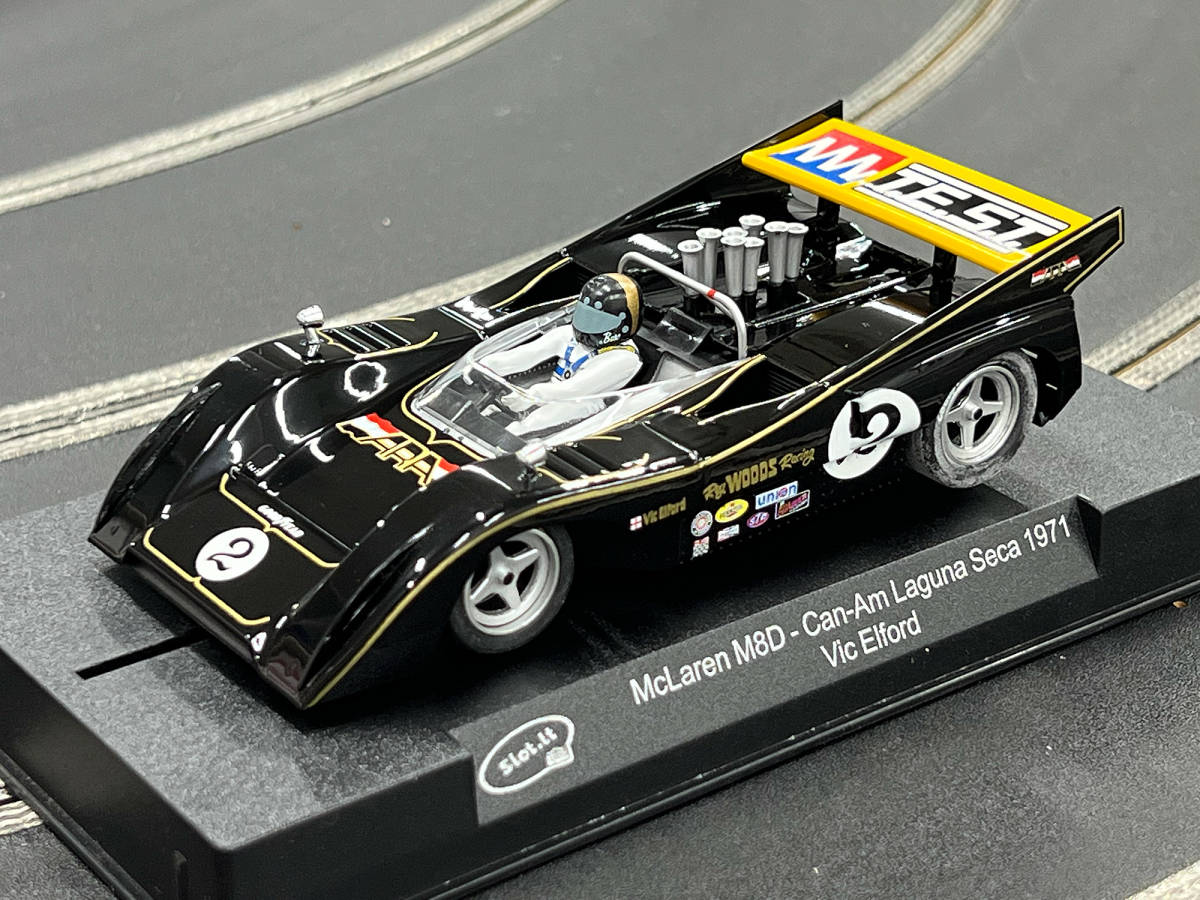 No.003 SLOT.IT CA26c M8D n.2 Can-am Laguna Seca 1971 [新品未使用 1/32スロットカー]_画像2