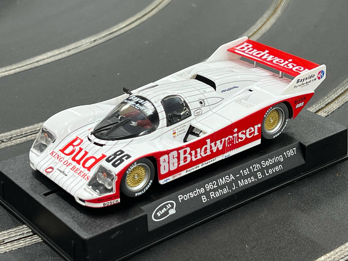 No.011 SLOT.IT CA25c “Porche 962 IMSA n.86 1st 12h Sebring 1987 [新品未使用 1/32スロットカー] の画像2