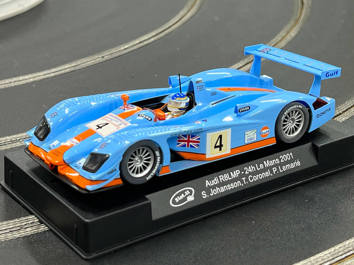 No.028 SLOT.IT CA33b R8LMP n.4 Le Mans 2001 [新品未使用 1/32スロットカー] _画像2