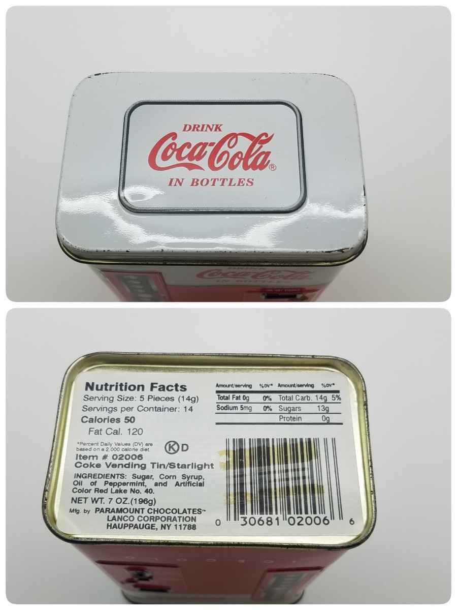 【希少】コカ・コーラ　coca-cola ブリキ缶　記念ボトル 2点セット_画像5