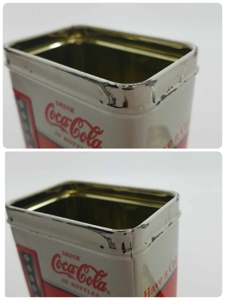 【希少】コカ・コーラ　coca-cola ブリキ缶　記念ボトル 2点セット_画像7