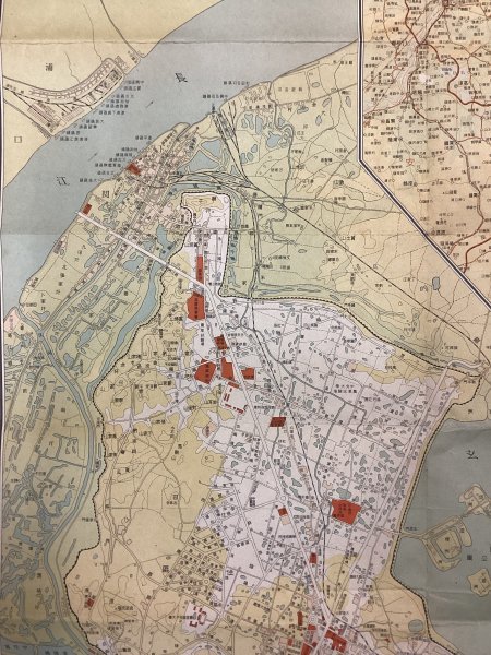 戦前 古地図●最新実測南京地図●2万分之1●上海 至誠堂書店発行●袋付●中国_画像6