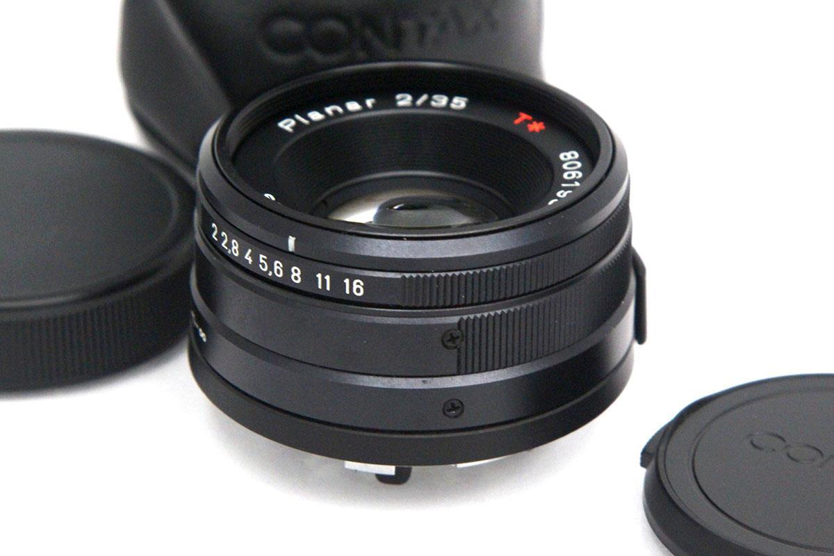 美品|コンタックス Planar T* 35mm F2 ブラック コンタックスG用 γA5745-2R2B