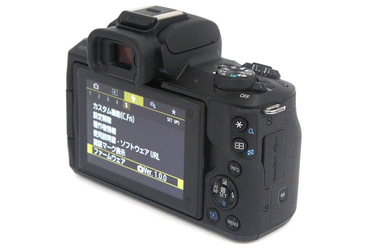 美品｜キヤノン EOS Kiss M ダブルレンズキット ブラック γA5759-2Q2Bの画像4