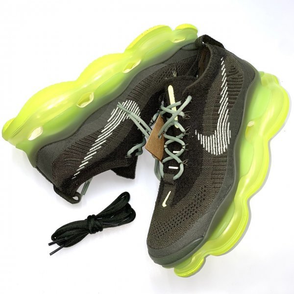 NIKE ナイキ AIR MAX SCORPION FK エア マックス スコーピオン フライニット DJ4701-300 黄黒 28.0_画像1