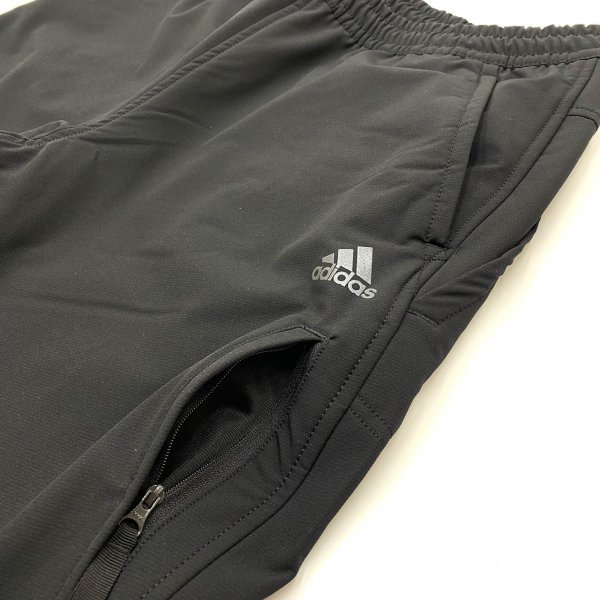 ○新品○adidas アディダス 厚手 ウォーム クルースウェット & ウーブンパンツ セット 上下 HP1385 HM2702 黒 L_画像6