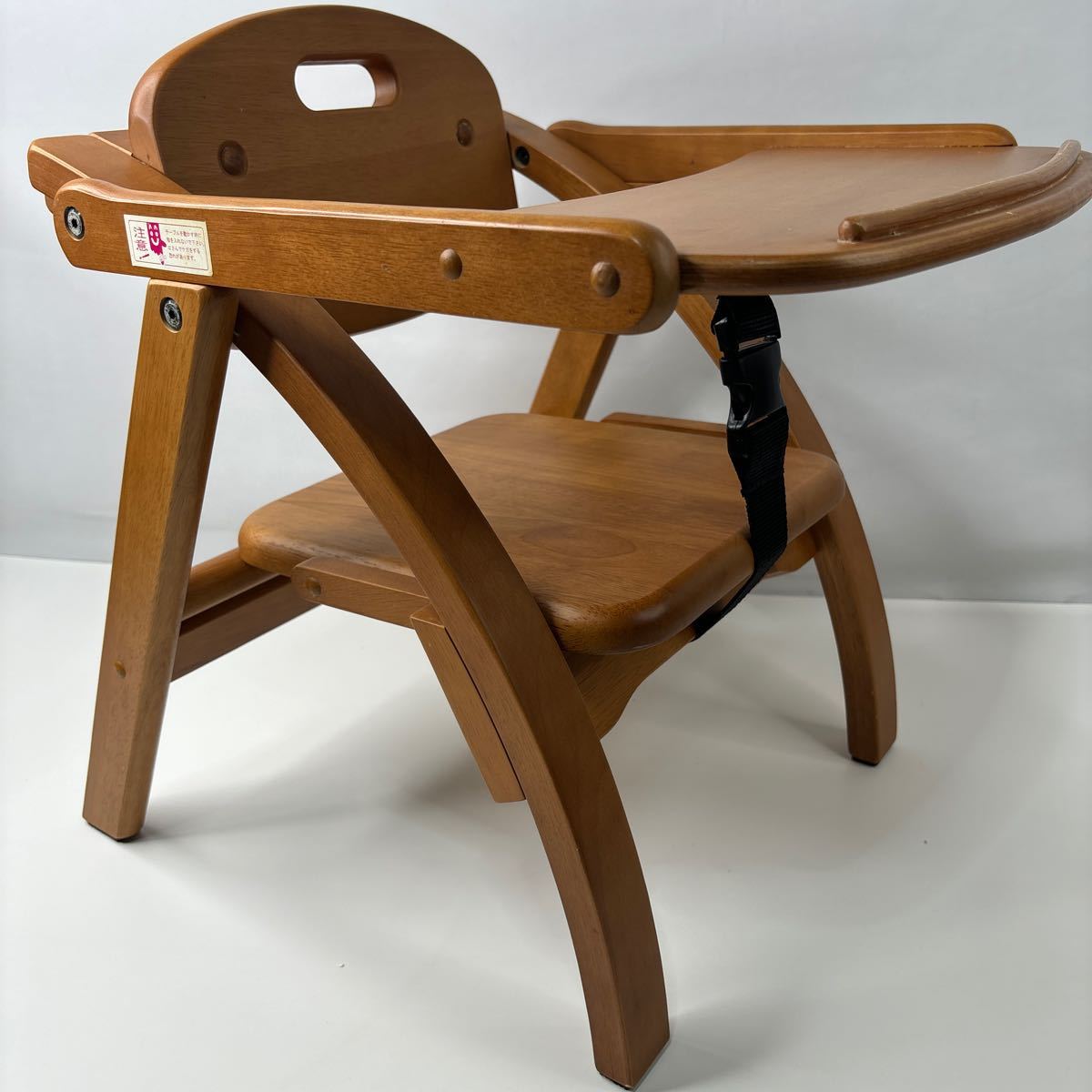 ベビーチェア Arch Low Chair アーチ ローチェア 大和屋 折りたたみ テーブル付き 幼児 子供 木製 椅子 (570)の画像8