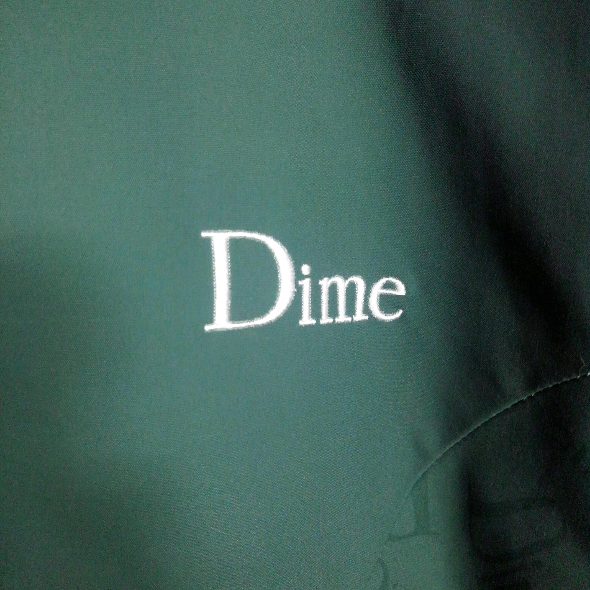 《DIME(ダイム)》クラシックロゴ刺繍　総柄　ナイロン　コーチジャケット