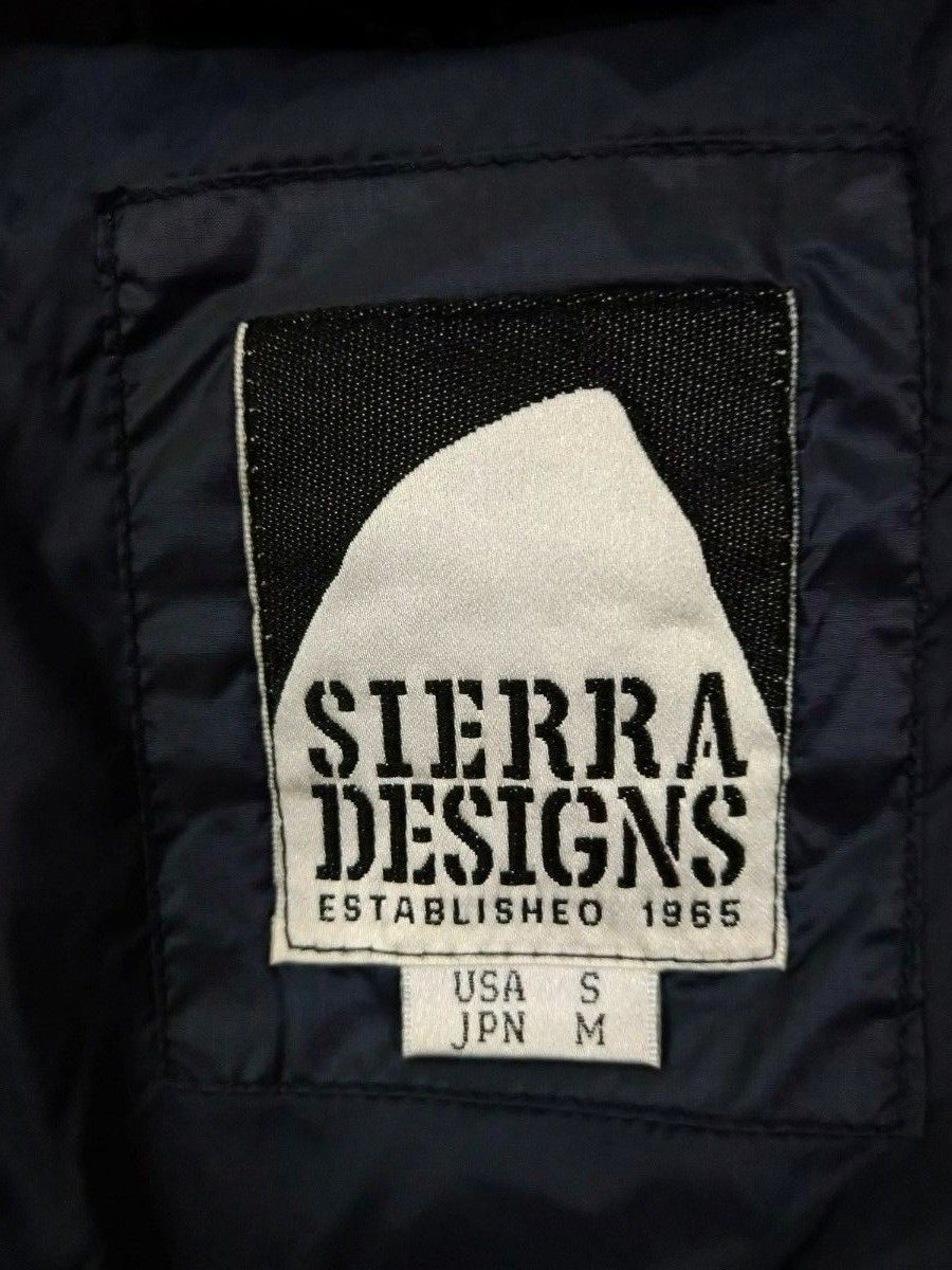 試着のみ未使用  SIERRA DESIGNS シエラデザインズ メンズ 中綿 ベスト ネイビー ブラック　Mサイズ
