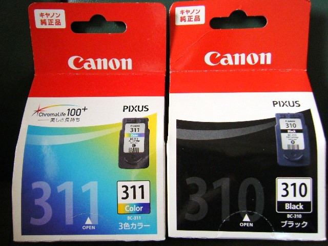 ☆☆新品未使用　Canon　キヤノン純正　 BC-310 BC-311　2個セット！☆_画像1