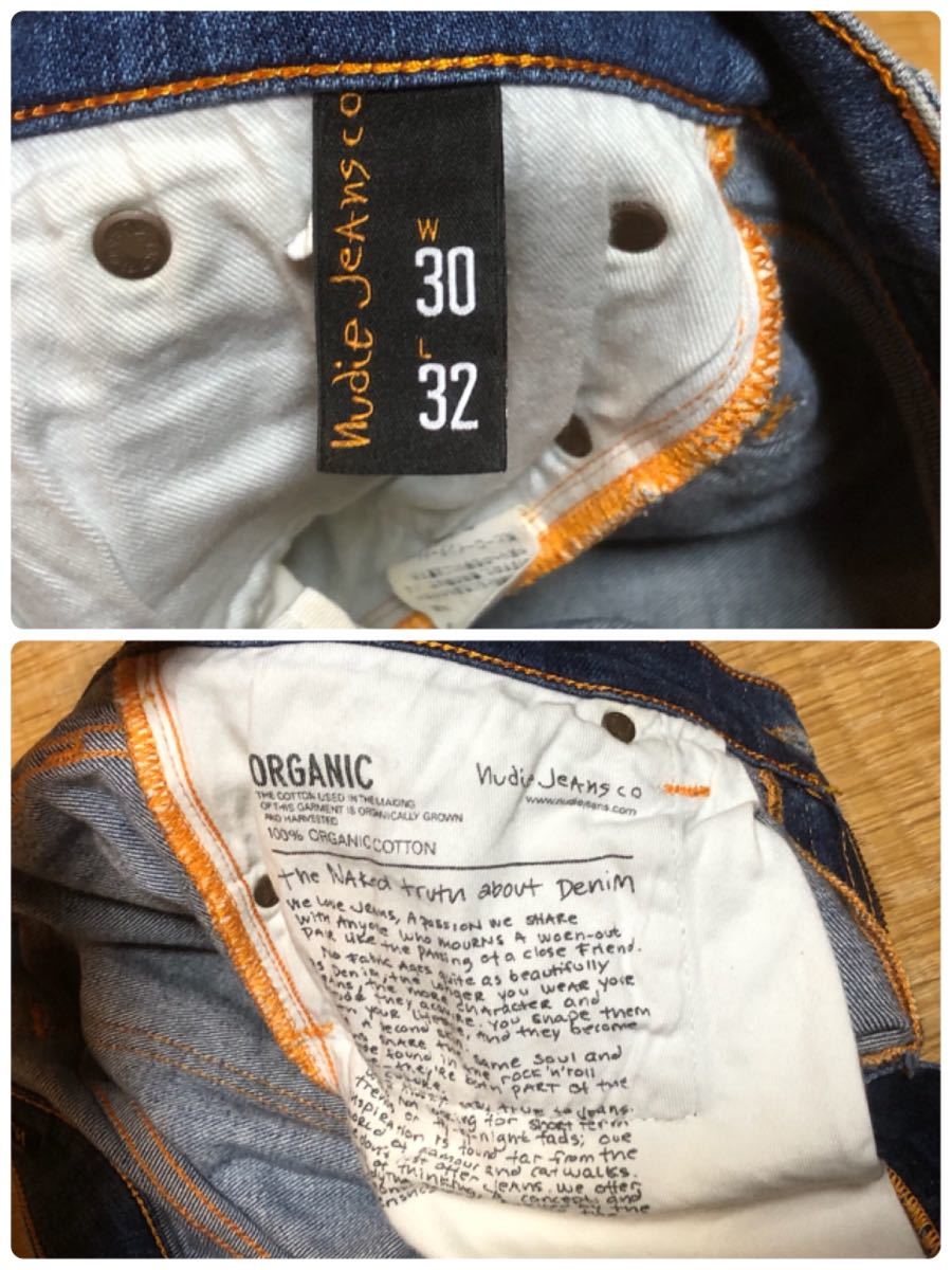 nudie JeAns co W30 L32 ヌーディー ジーンズ_画像6