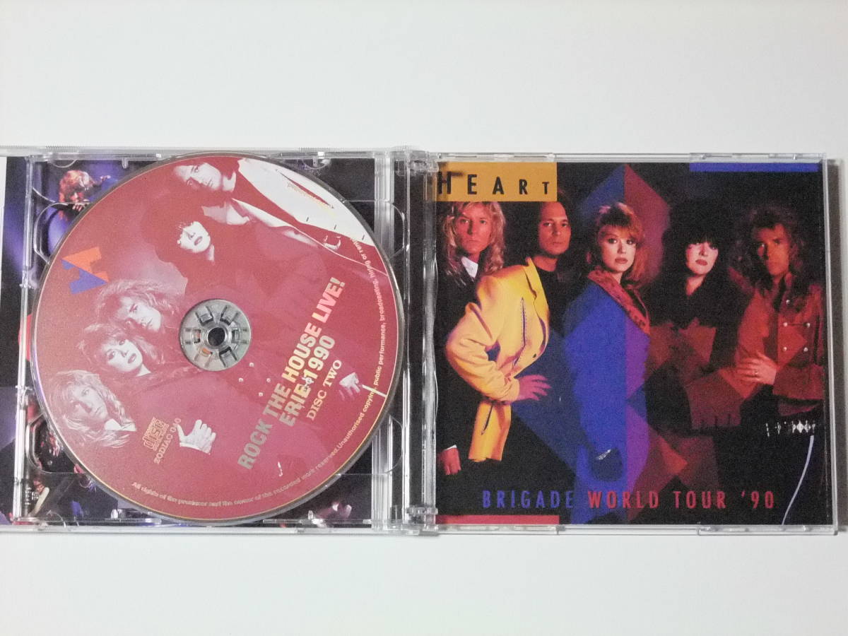 ROCK THE HOUSE LIVE! ERIE 1990 / HEART プレス2CD_画像4