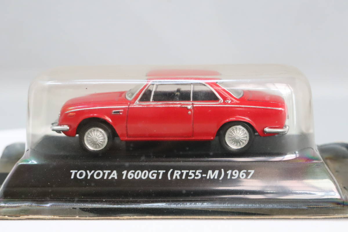 コナミ 絶版名車コレクション トヨタ 1600GT（RT55-M）1967 赤　1/64スケール_画像1