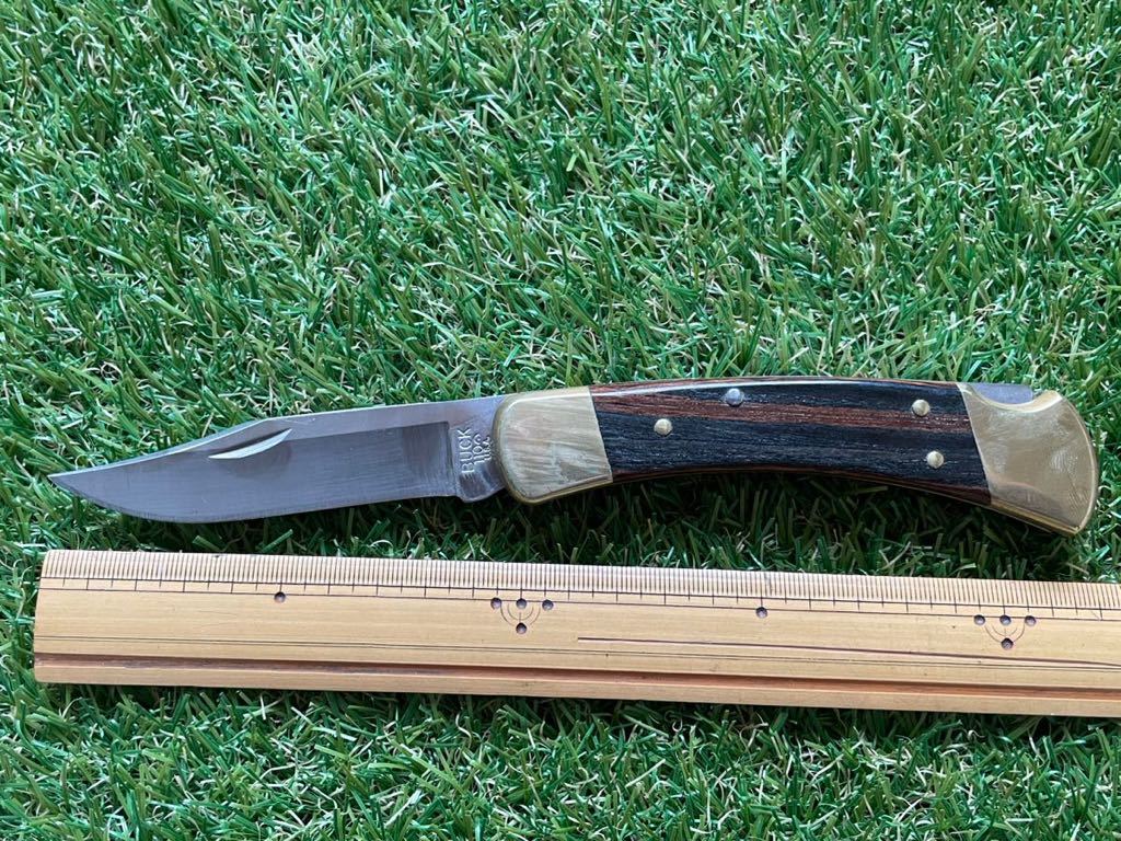 BUCK Hunter#110 専用レザー製シース付　折りたたみナイフ ハンティングナイフ
