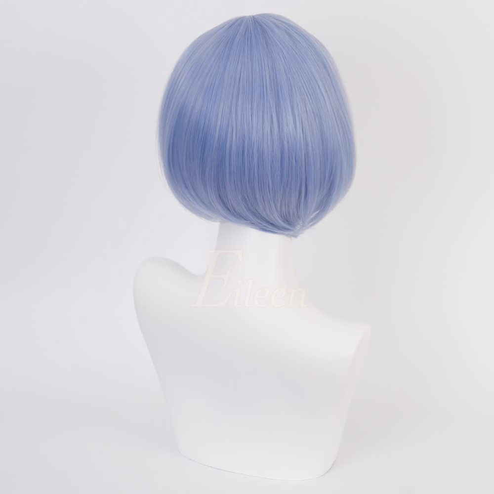 【送料無料】レム コスプレ ウィッグ Re:ゼロから始める異世界生活 リゼロ 水色 青 かつら WIG 耐熱耐熱 cosplay ハロウィン 仮装_画像5