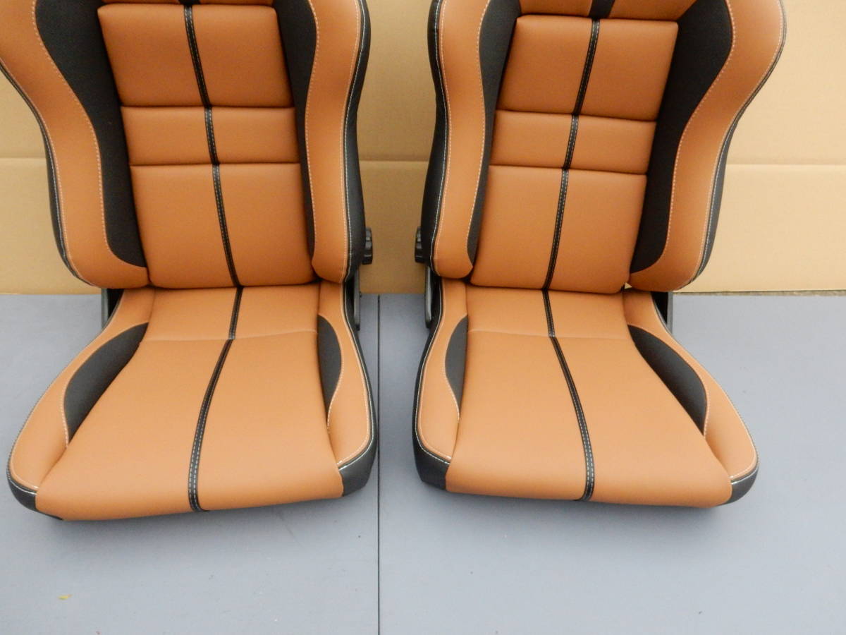 RECARO SR-3 カスタム ローサポート 2脚セット 張り替え未使用 ハイエース ＲＶ ＢＯＸ。。の画像3