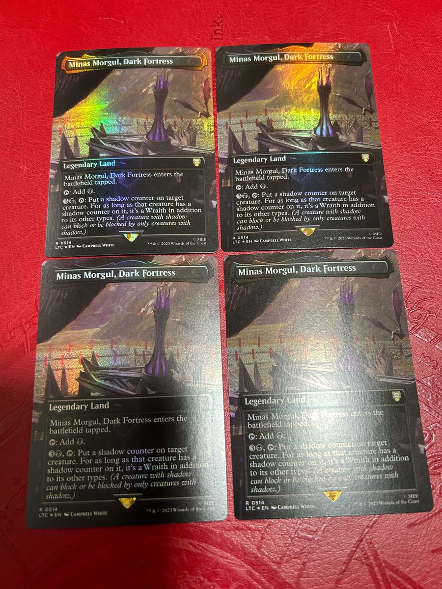 MTG Minas Morgul, Dark Fortress foil 4枚セット