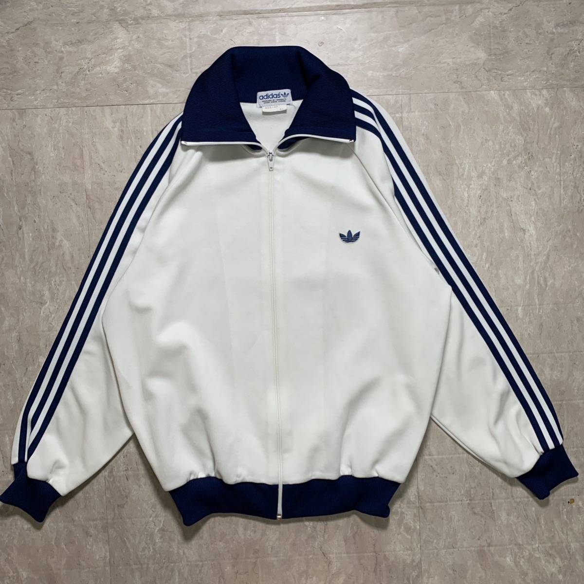 希少種】80s´/adidas/在原みゆ紀/トラックジャケット激レアブラウンS-