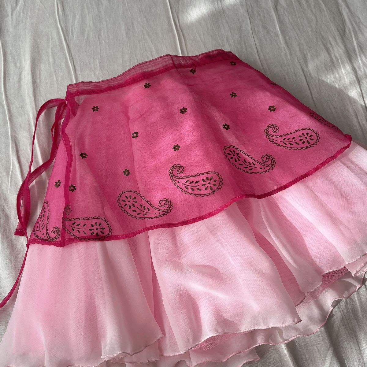 【KETHARIME HAMNETT BABY】ガールズ　スカート　チュールスカート　パニエ ピンク
