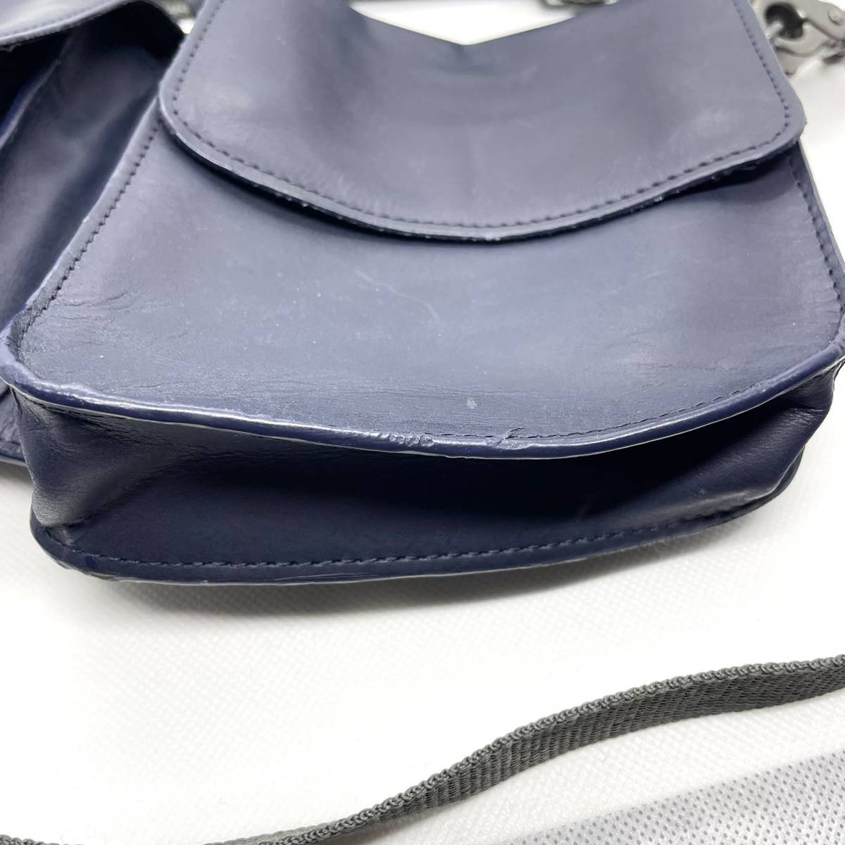 G-STAR RAW ジースターロウ DOUBLE BODY HANDBAG ショルダーバッグ バッファローレザー_画像4