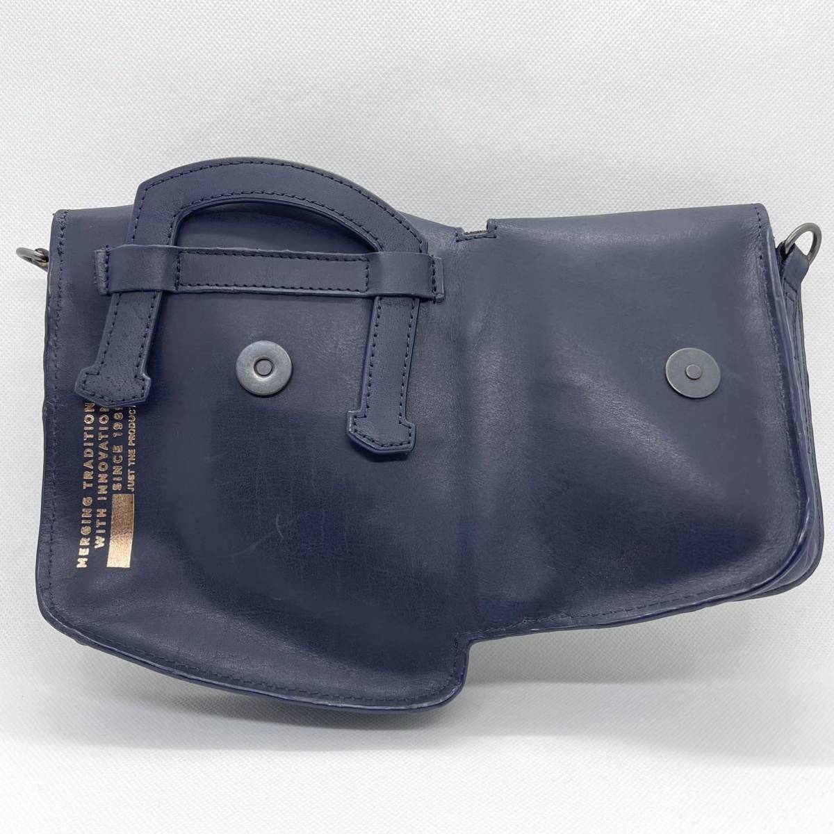 G-STAR RAW ジースターロウ DOUBLE BODY HANDBAG ショルダーバッグ バッファローレザー_画像5