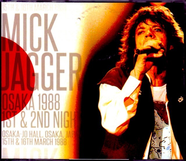 MICK JAGGER OSAKA 1988 1ST & 2ND NIGHT 4CD-R_画像1