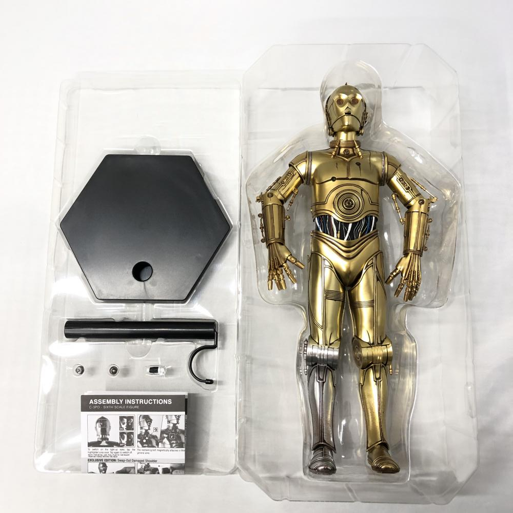 【中古】開封品 ホットトイズ C-3PO スター・ウォーズ エピソード4/新たなる希望 ヒーロー・オブ・レベリオン 1/6 破損有[240015238644]_画像4