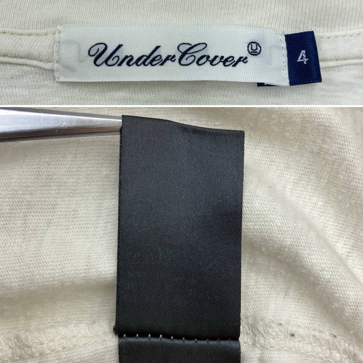 20AW UNDERCOVER 蜘蛛巣城 フォト パッチ ワッペン 長袖 Tシャツ 4サイズ 黒澤明 アンダーカバー カットソー ロンT archive 3090175の画像4