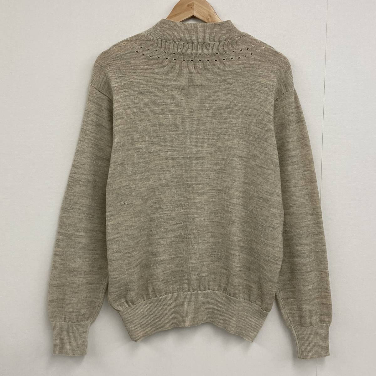 AD1989 Comme des Garcons Homme pryus punching high‐necked knitted sweater raw .HOMME PLUS cut and sewn 80s VINTAGE archive 3100267