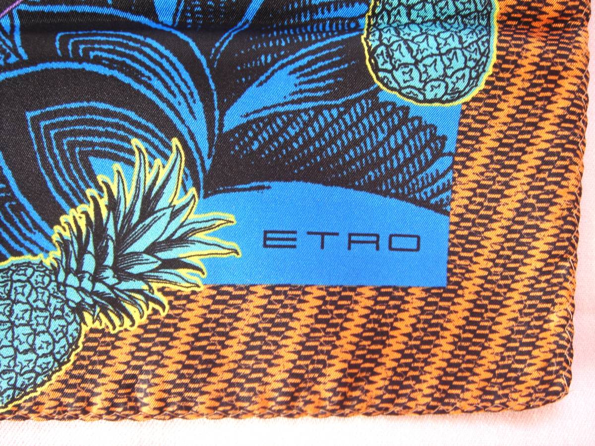 ★ETRO エトロ ゴリラ ポケットチーフ スカーフ 定価17,600円★_画像2