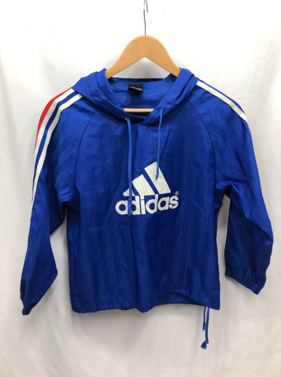 adidas キッズ ウィンドブレーカー 上下 130 ブルー系 セットアップ 男の子 子供用 23110803i2_画像2