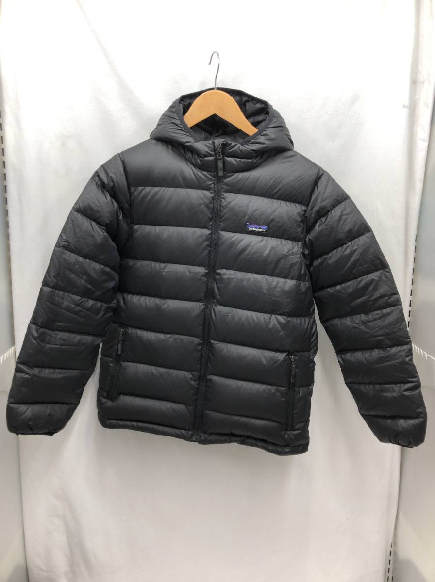 patagonia ダウンジャケット キッズ XL 14 サイズ ブラック 68207FA19 パタゴニア 23111302_画像1