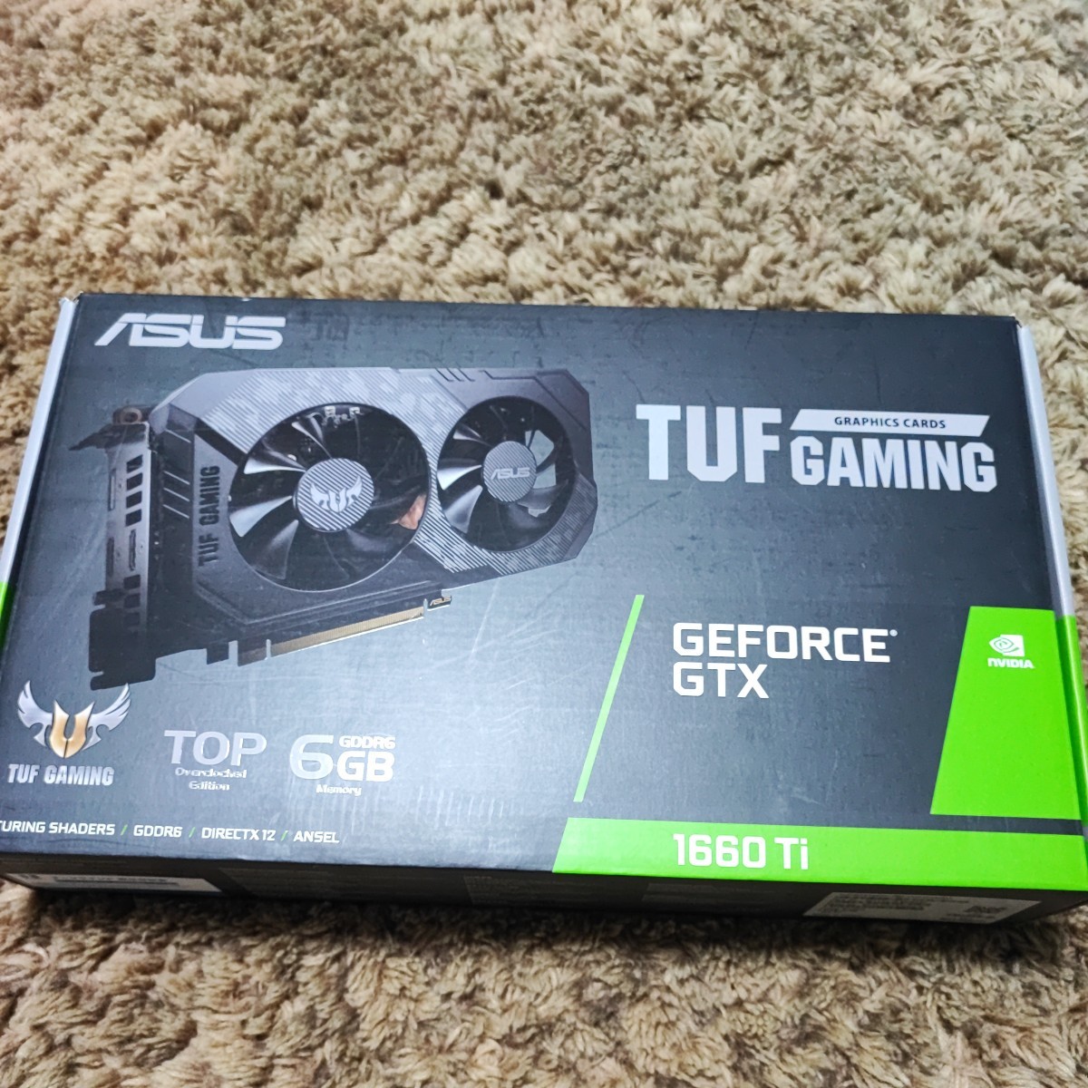 美品 ASUS TUF GTX1660TI EVO GAMING 6GB-