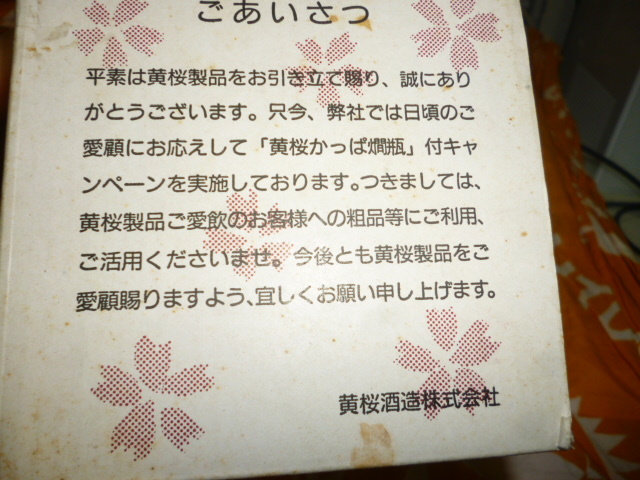 レトロ 未使用 黄桜 かっぱ燗瓶セット（徳利 ぐいのみ） 小島功 女かっぱ 外箱ありの画像6