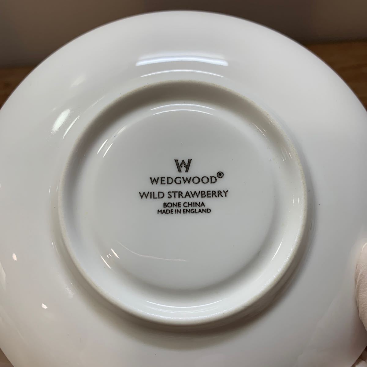 WEDGWOOD ウェッジウッド ワイルドストロベリー カップ&ソーサー 1客 コーヒーカップ ティーカップ おしゃれ 食器 キッチン 来客用 (石305_画像8