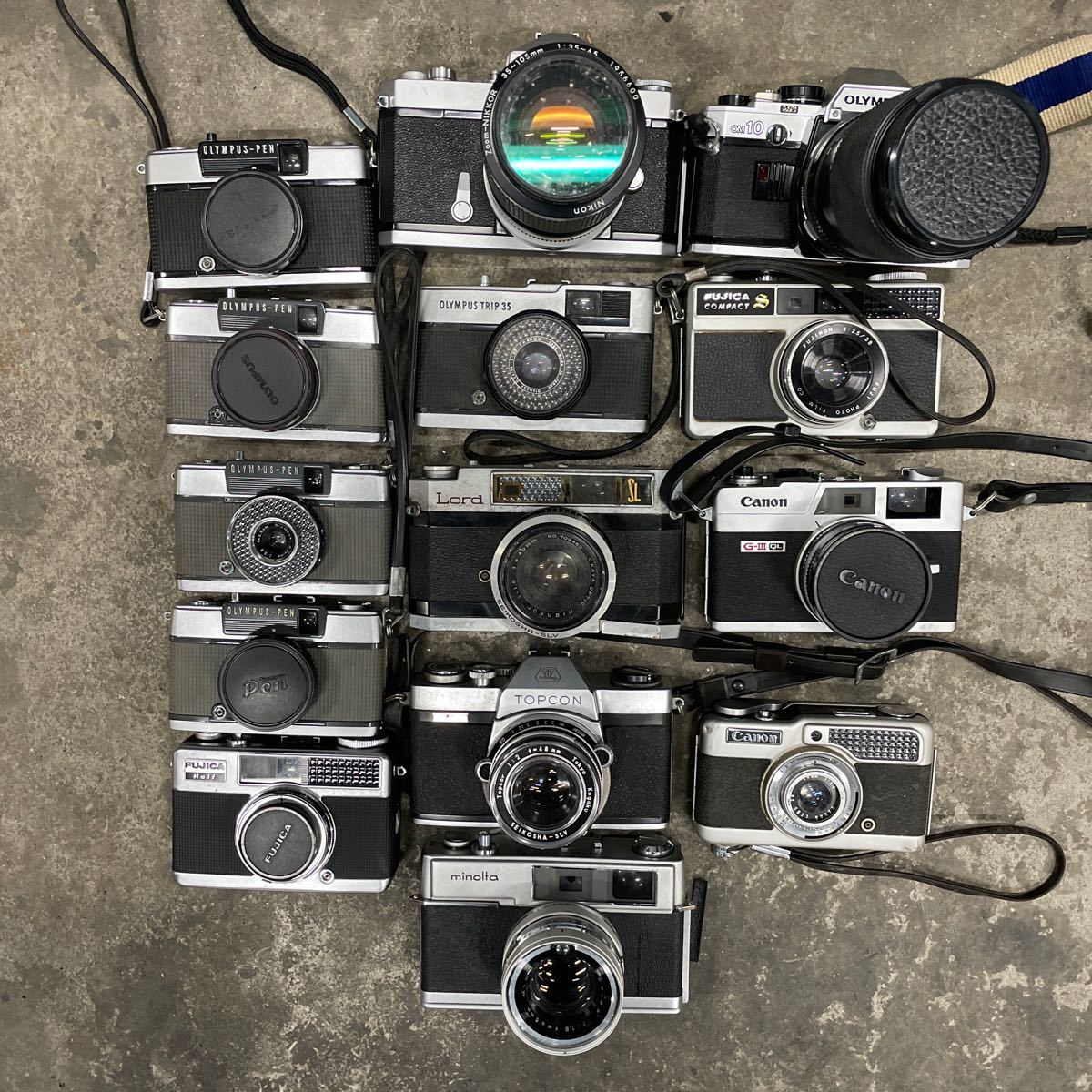 D-61】(ジャンク品)フィルムカメラ 昭和レトロ 大量セット まとめ