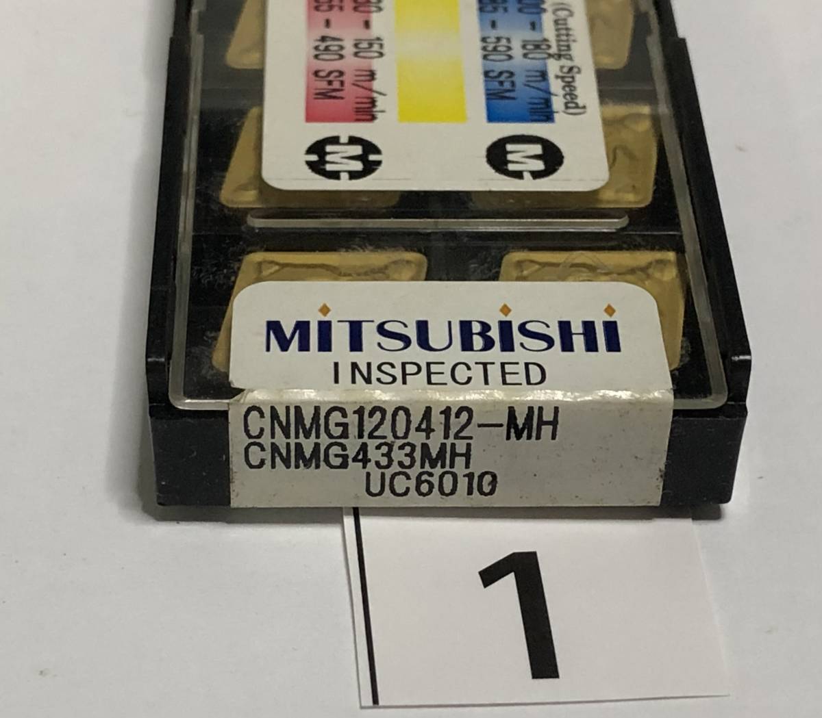 1- 三菱マテリアル チップ CNMG120412-MH　　1箱_画像1