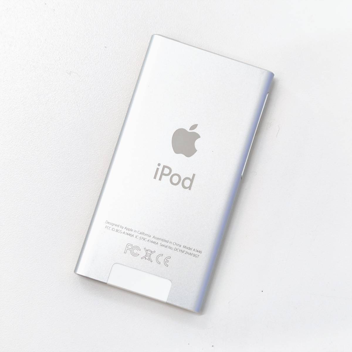 3982【外観美品☆iPod nano 第7世代】Apple/アップル アイポッドナノ≪A1446≫16GB スペースグレイ 基本動作OK 初期化済み◇Bluetooth接続_画像1