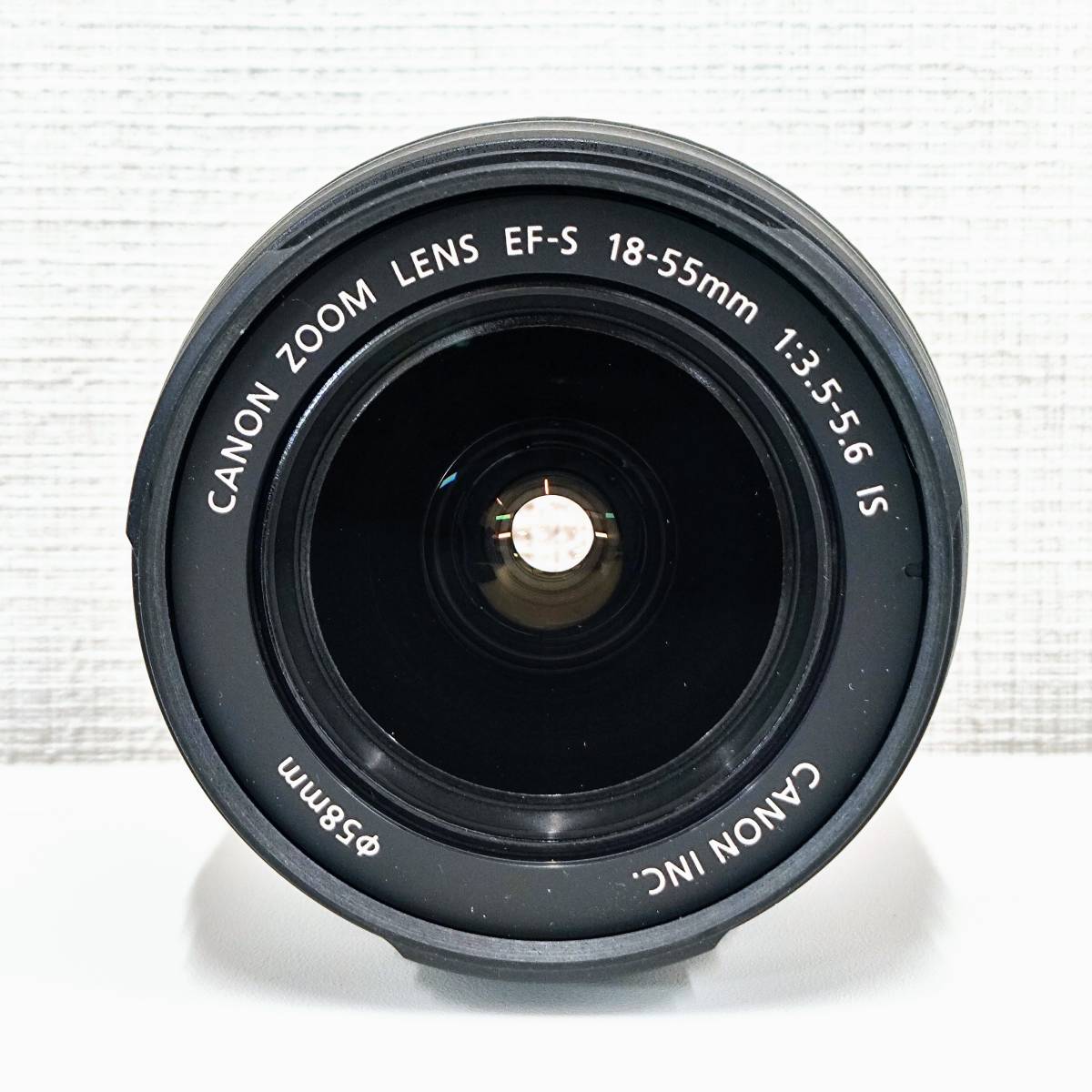 3969【外観美品☆Canon / 標準ズームレンズ】動作未確認 キヤノン ZOOM LENS EF-S 18-55mm/f3.5-5.6 IS IMAGE STABILIZER◇一眼カメラ用_画像7