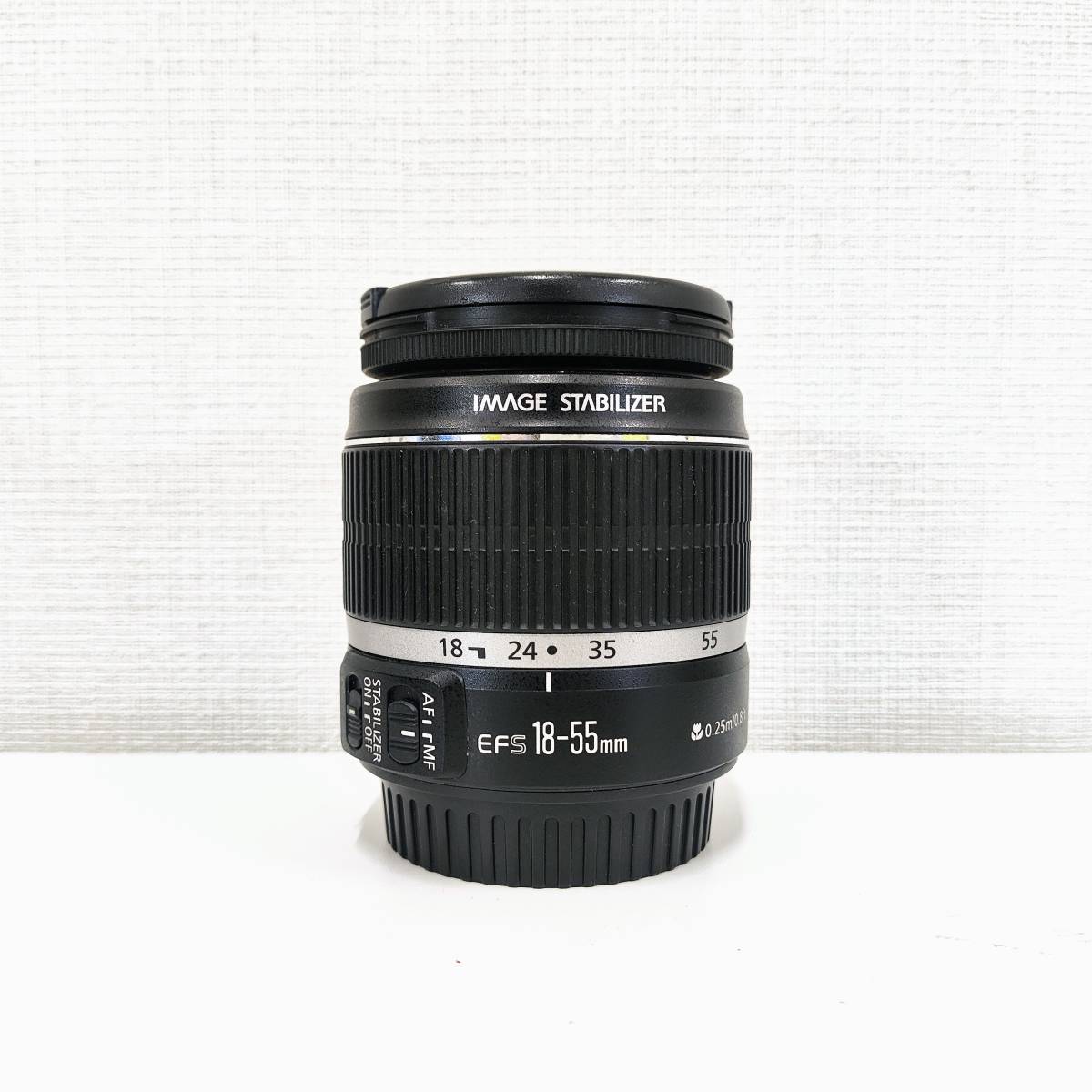 3969【外観美品☆Canon / 標準ズームレンズ】動作未確認 キヤノン ZOOM LENS EF-S 18-55mm/f3.5-5.6 IS IMAGE STABILIZER◇一眼カメラ用_画像2