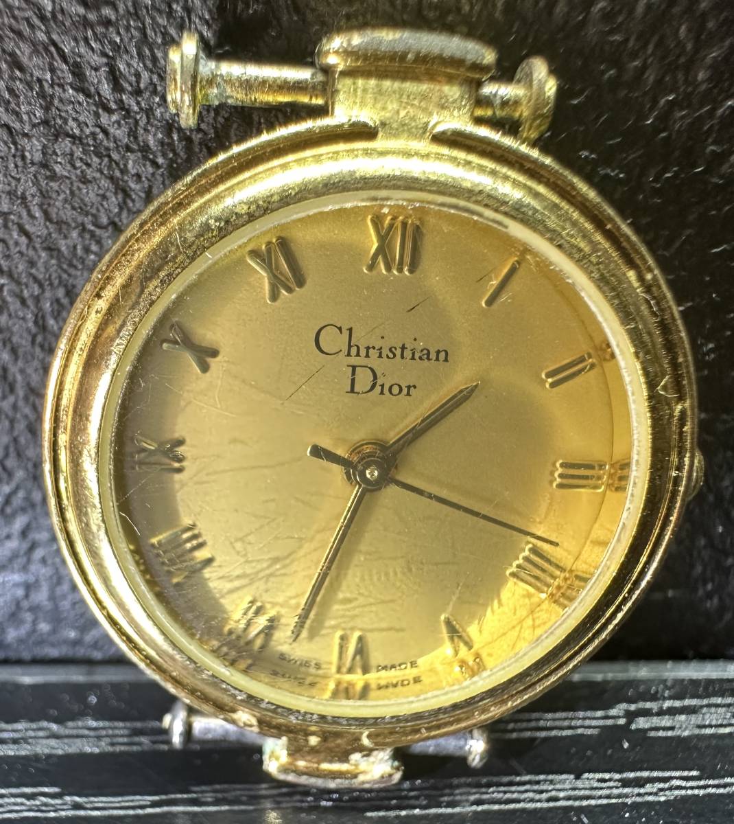 腕時計 Christian Dior ETA 956.112 SEVEN 7 JEWELS Waterresistant 3005 クリスチャンディオール 11.81g レディース 10D44WAの画像1
