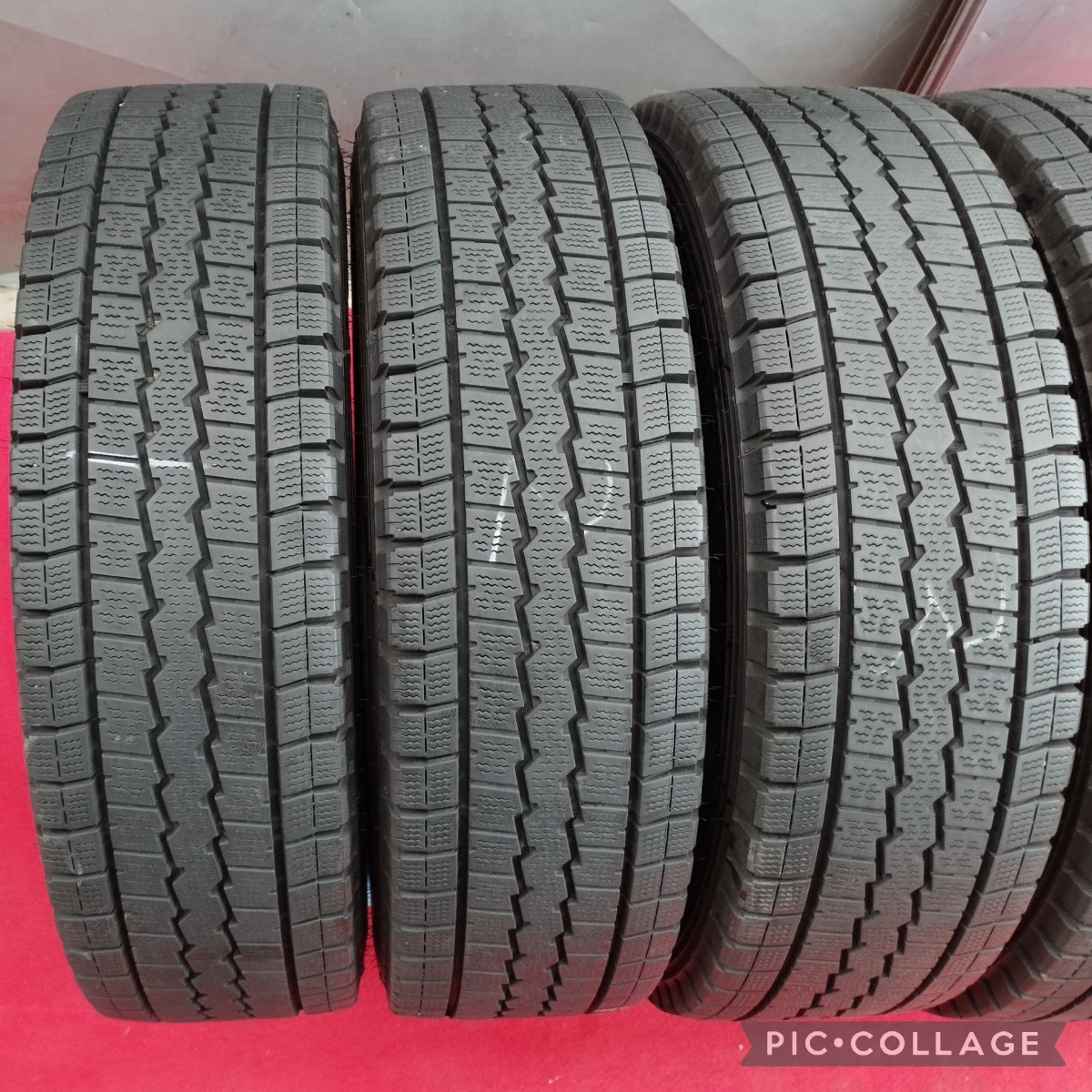 ダンロップ ウィンターマックス LT03M 205/75R16 (113/111L LT) 16インチ 6本 WINTER MAXX LT03M 22年製キャンターエルフダイナアトラス等_画像4