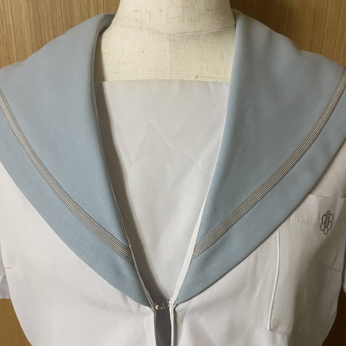 【コスプレ衣装】　（SE1042)　西春高等学校　夏セーラー服　中学生　高校生　制服　学生服　女子高生　JK JC_画像4