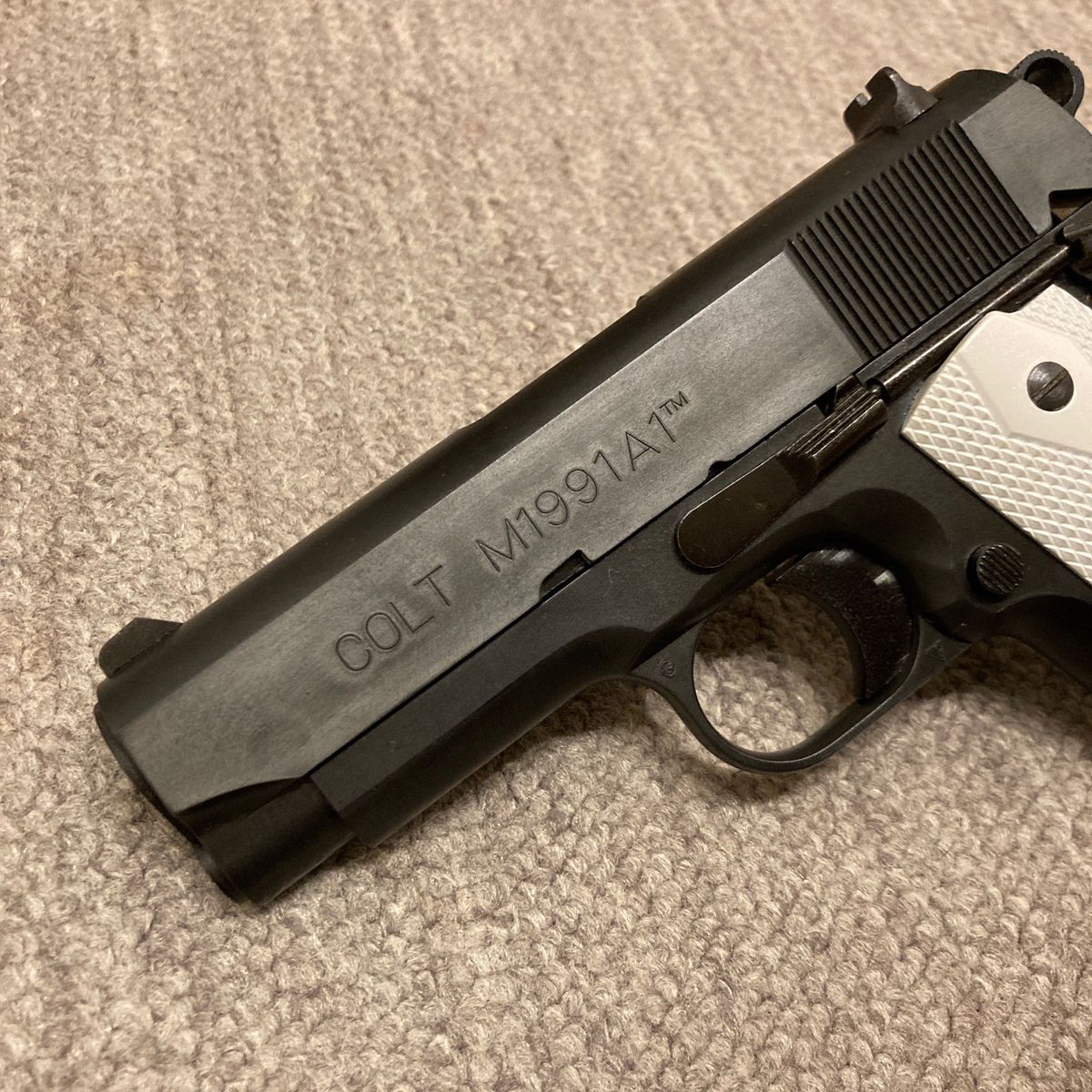 WA SCW コルト M1991 A-1 コンパクト<カーボンブラック> ガス WA SCW コルト M1991 A-1 コンパクト<カーボンブラック> ガス