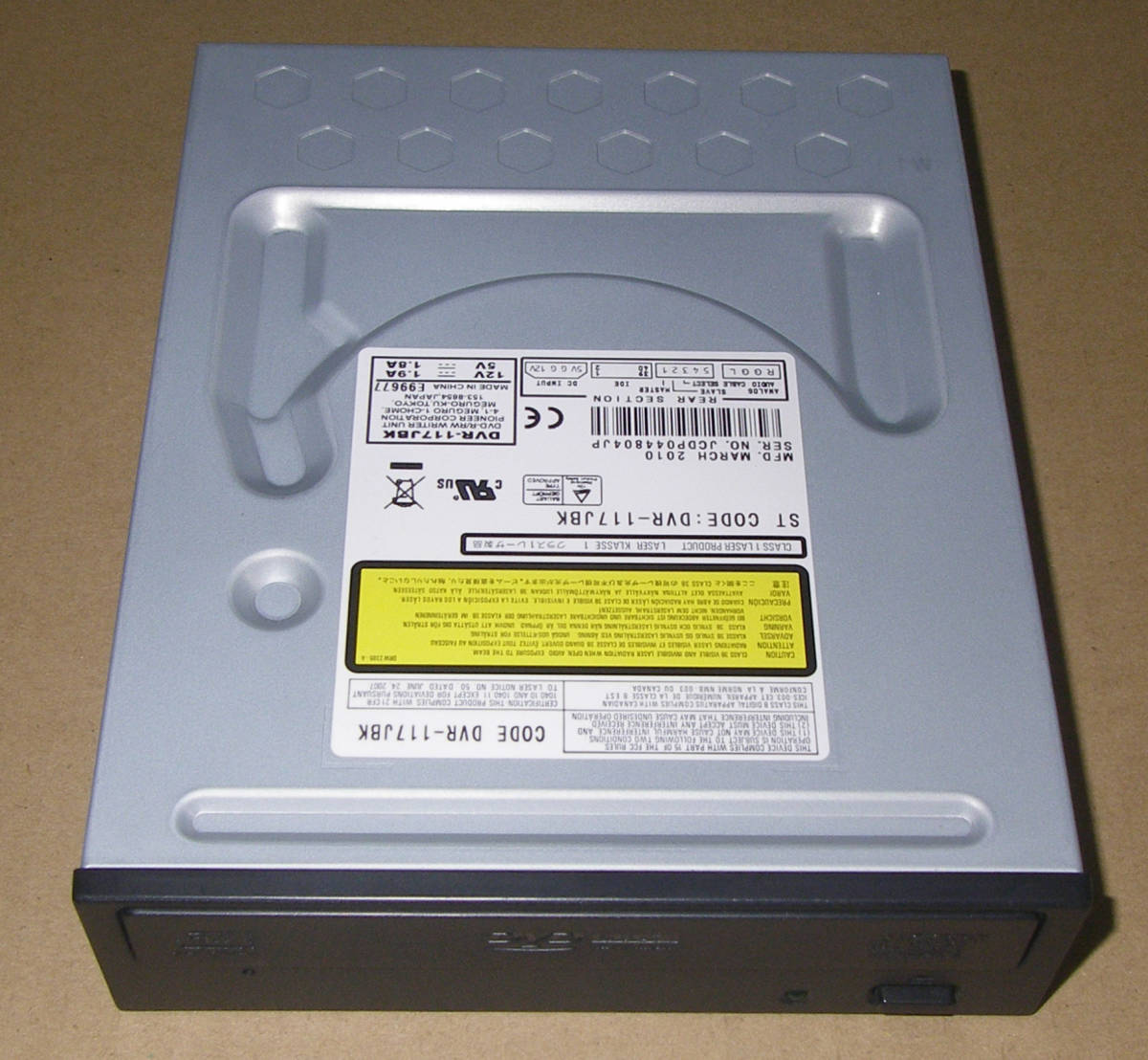 ★AKAI MPC4000 純正 CD-ROM DRIVE PIONEER DVR-117JBK★OK! !★_画像3