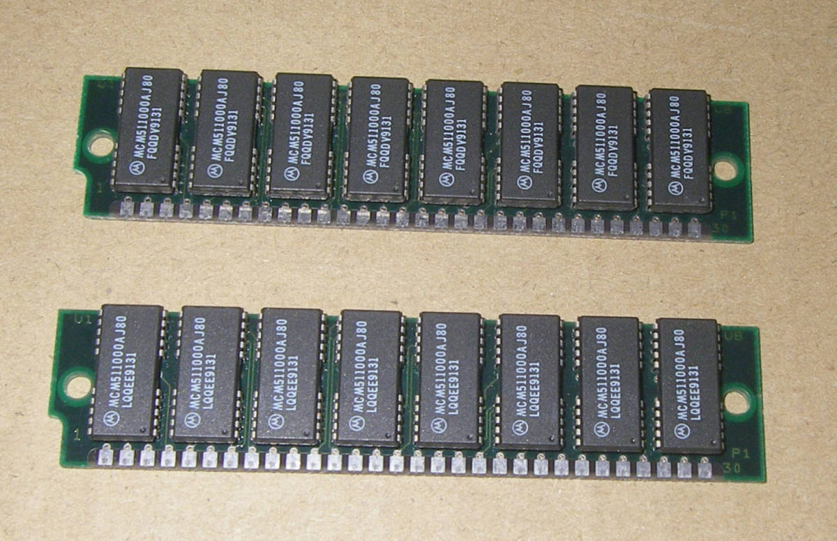 ★PC Memory 30 Pin MCM81000S 1MB X 2★OK!!★_画像2